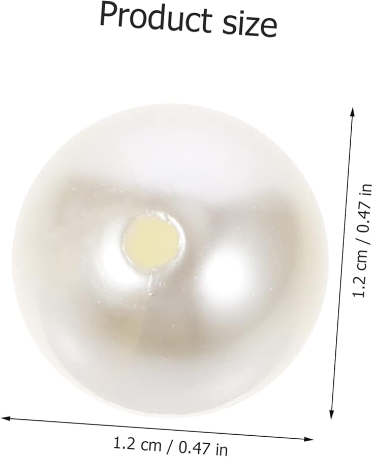 Jojofuny 100pcs No Sew Pearl Buttons for Clothing DIY Shirt Hat Decoration Instant Replacement Cuff Buttons - Image 5